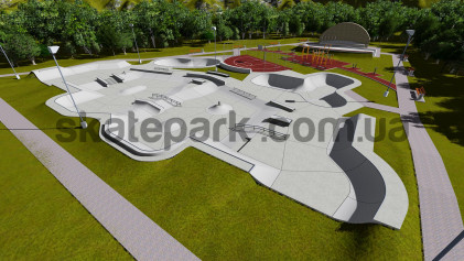 Concrete skatepark 143695